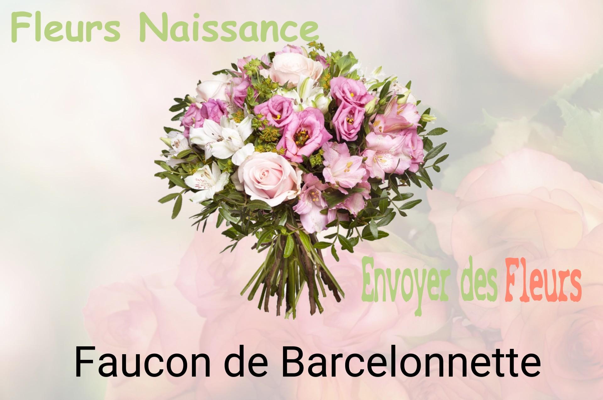 Bouquet de fleurs de naissance livré à Faucon-de-Barcelonnette