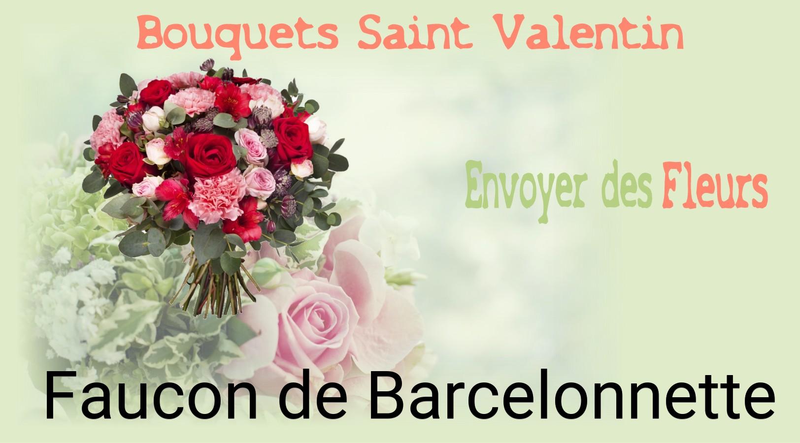 Roses de Saint-Valentin livrées à Faucon-de-Barcelonnette